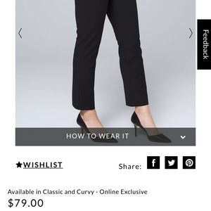White House Black Market dress pants